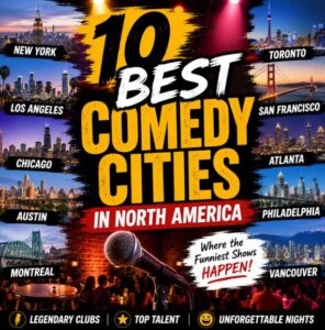 Best comedy cities in North America for live stand-up comedy