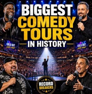 Biggest stand-up comedy tours in history with record-breaking arena comedians