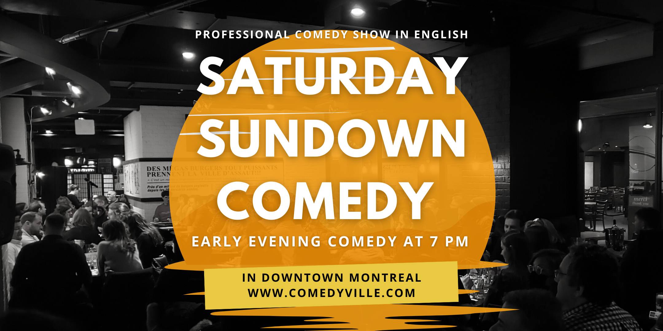 English Comedy Show - Best Early Montreal Comedy ShowS in Downtown of Montreal