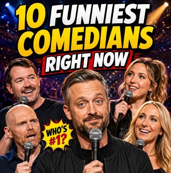 Funniest stand-up comedians right now, Top 10 comedy ranking