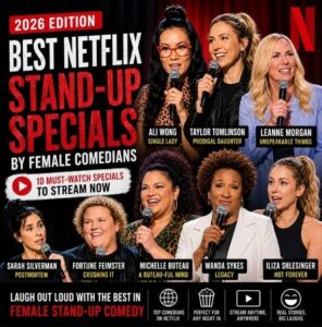 Best Netflix stand-up specials by female comedians in 2026