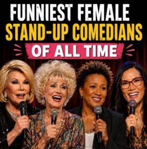 Funniest female stand-up comedians of all time featuring Joan Rivers, Phyllis Diller, Wanda Sykes and Ali Wong