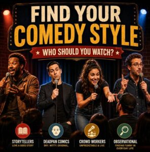 Best stand-up comedians for different comedy styles
