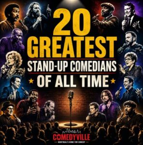 20 greatest stand-up comedians of all time ranked by Comedyville