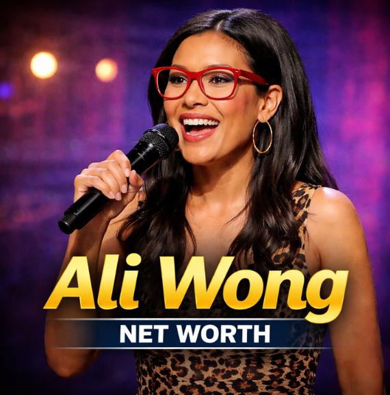 Ali Wong net worth stand-up comedian performing on stage