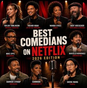 Comedians on Netflix 2026, best stand-up specials streaming now