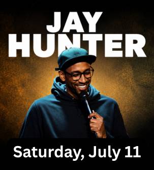 Jay Hunter stand-up comedy show in Montreal Saturday July 11 at Comedyville Estrella