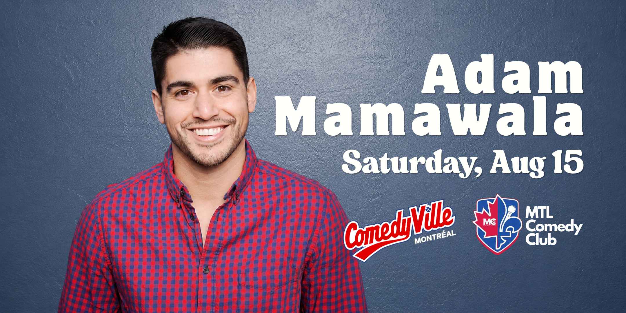 Adam Mamawala performing live at Estrella Resto Bar in Montreal on Saturday, August 15, 2026