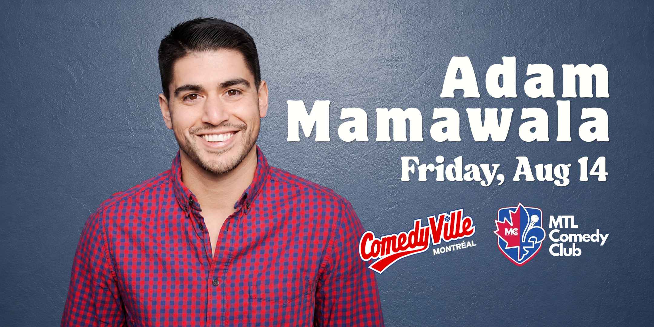 Adam Mamawala performing live at Estrella Resto Bar in Montreal on Friday, August 14, 2026