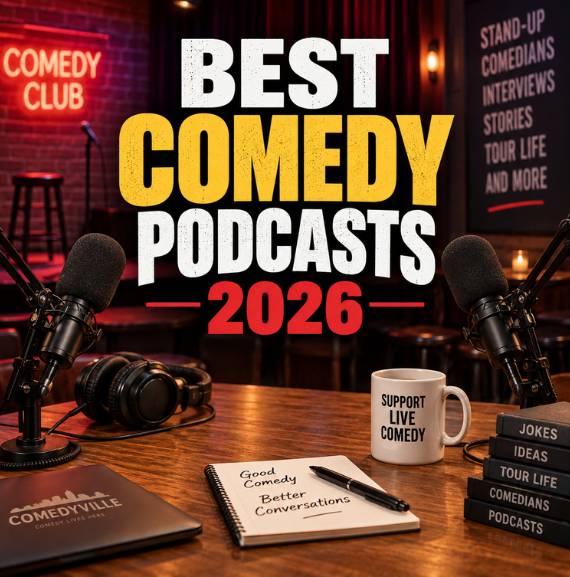 Best stand-up comedy podcasts in 2026